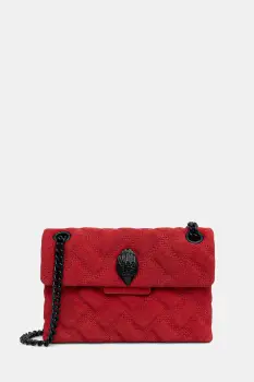Kurt Geiger London geanta de piele MINI KENSINGTON culoarea rosu, 5017350219 imagine