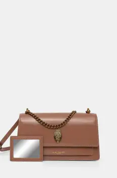 Kurt Geiger London geanta de piele SHOREDITCH culoarea maro, 4998424319 imagine