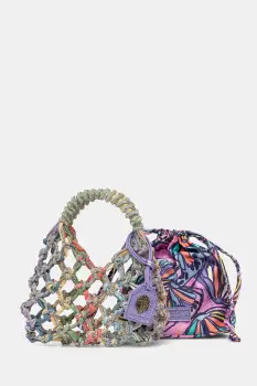 Kurt Geiger London geanta de portbagaj pentru femei Macrame Crystal Bag imagine