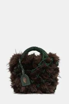 Kurt Geiger London geanta MACRAME CRYSTAL culoarea maro, 2038279999 imagine