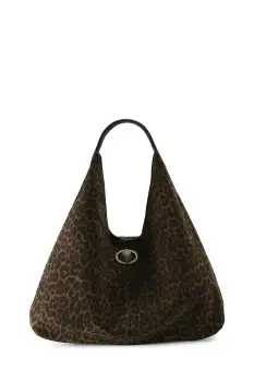 Kurt Geiger London geanta shopper pentru femei din piele intoarsa CHELSEA LG SLOUCH HOBO imagine
