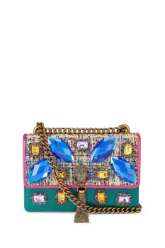 Kurt Geiger London geanta Shoreditch culoarea verde, 5384469169 imagine