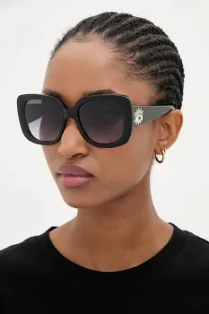 Kurt Geiger London ochelari de soare Evil Eye culoarea negru, 4738900679 imagine