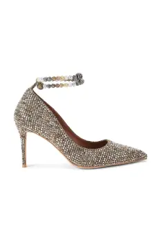Kurt Geiger London pantofi cu toc Belgravia Jewel culoarea auriu, 4721843609 imagine