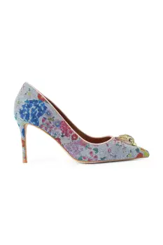 Kurt Geiger London pantofi cu toc stiletto Belgravia Eagle Court Blue imagine