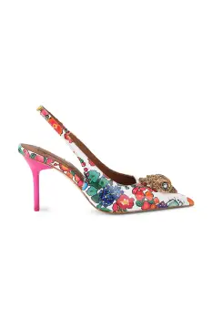 Kurt Geiger London pantofi cu toc stiletto din piele Large Eagle Sling imagine