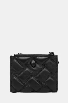 Kurt Geiger London portofel de piele MINI PURSE KENSINGTON culoarea negru, 648500109 imagine