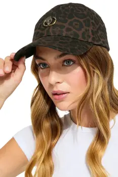 Kurt Geiger London sapca de baseball din bumbac Chelsea culoarea maro, 4419039499 imagine