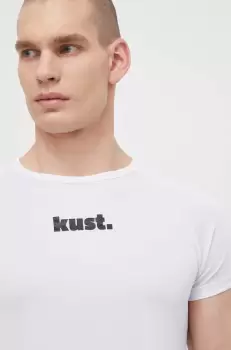 kust. tricou culoarea alb, cu imprimeu imagine