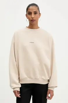 La Mania bluza culoarea bej, uni, MILKSHAKE imagine