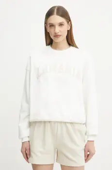 La Mania bluza femei, culoarea alb, cu imprimeu, FUNKY imagine