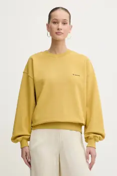 La Mania bluza KIANA culoarea galben, uni, KIANA imagine