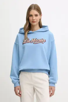 La Mania bluza TAE cu gluga, cu imprimeu, TAE imagine