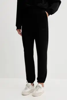 La Mania pantaloni de trening LYN culoarea gri, uni, LYN imagine