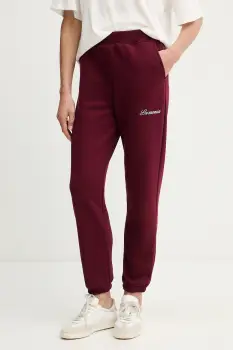 La Mania pantaloni de trening RIDGE culoarea gri, uni, RIDGE imagine