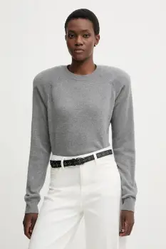 La Mania pulover de lana ELLA culoarea gri, light, ELLA imagine