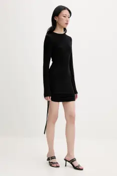 La Mania rochie drapata cu vascoza FAITH imagine