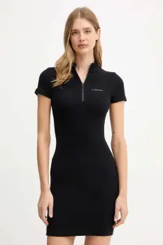 La Mania rochie SPORTY 3 culoarea negru, mini, mulata, SPORTY.3 imagine