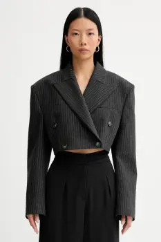 La Mania sacou FRAN culoarea gri, cu doua randuri de nasturi, uni, FRAN imagine