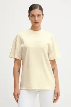 La Mania tricou din bumbac ALISA culoarea galben, ALISA imagine