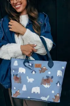La Millou geanta ARCTIC FRIENDS Torba Feeria imagine