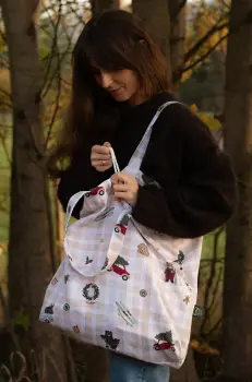 La Millou geanta WINTER COTTAGE Torba Shopper Bag L imagine
