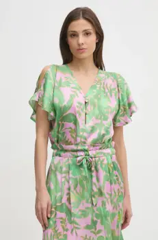 La Petite Francaise bluza BENEDICTE femei, culoarea verde, modelator, BENEDICTE imagine