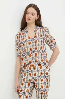 La Petite Francaise bluza din bumbac BETON femei, modelator imagine