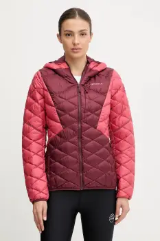 LA Sportiva geaca sport din puf Pinnacle Down culoarea bordo, ZASJ098 imagine