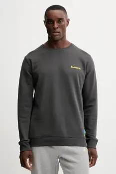 LA Sportiva hanorac de bumbac Climbing on the Moon culoarea gri, cu imprimeu, ZACW034 imagine