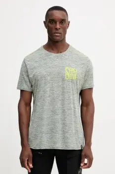 LA Sportiva tricou sport Pocket Logo culoarea verde, cu imprimeu, ZACT150 imagine