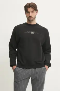 Lacoste bluza barbati, culoarea negru, modelator, SH3878 imagine