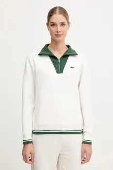 Lacoste bluza culoarea bej, cu imprimeu, SF8634 imagine