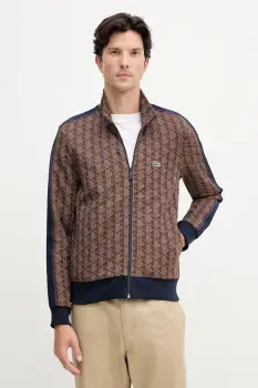 Lacoste bluza culoarea maro, modelator, SH1368 imagine