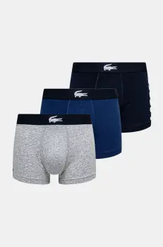 Lacoste boxeri 3-pack barbati, culoarea albastru marin, 5H1291 imagine
