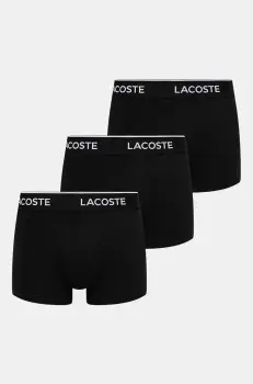 Lacoste boxeri 3-pack barbati, culoarea negru, 5H1300 imagine