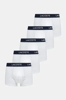 Lacoste boxeri 5-pack barbati, culoarea alb, 5H1292 imagine