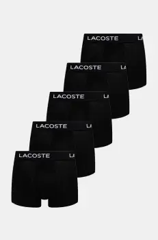 Lacoste boxeri 5-pack barbati, culoarea negru, 5H1292 imagine