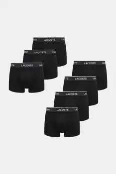 Lacoste boxeri 7-pack culoarea negru, 5H2385 imagine