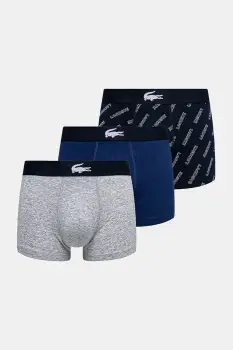 Lacoste boxeri barbati bumbac cu elastan pachet de 3 imagine