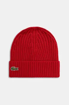 Lacoste caciula de lana imagine