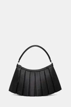 Lacoste geanta de piele culoarea negru, NU5015DP imagine