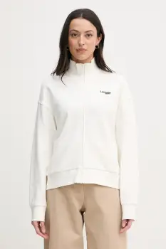 Lacoste hanorac cu fermoar de femei cu bumbac imagine