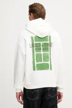 Lacoste hanorac cu gluga barbatesc din bumbac imagine