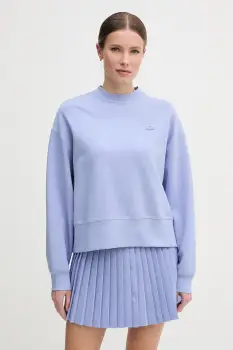 Lacoste hanorac oversized pentru femei cu bumbac imagine