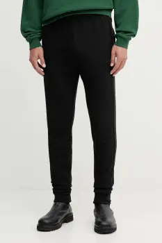 Lacoste pantaloni de trening culoarea negru, melanj, XH9583 imagine