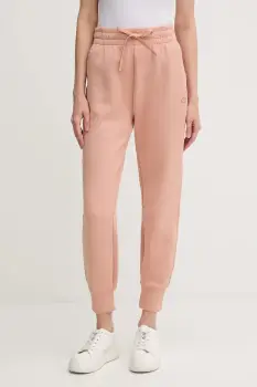 Lacoste pantaloni de trening culoarea negru, neted, XF0343 imagine