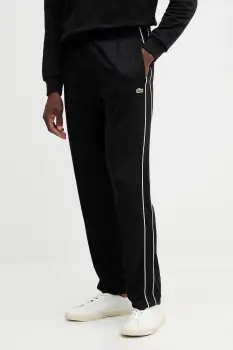 Lacoste pantaloni de trening culoarea verde, neted, XH1412 imagine