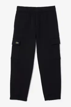 Lacoste pantaloni de trening pentru copii culoarea negru, uni, XJ7345 imagine