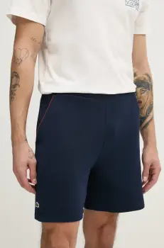 Lacoste pantaloni scurti barbati, culoarea albastru marin, GH8747 imagine